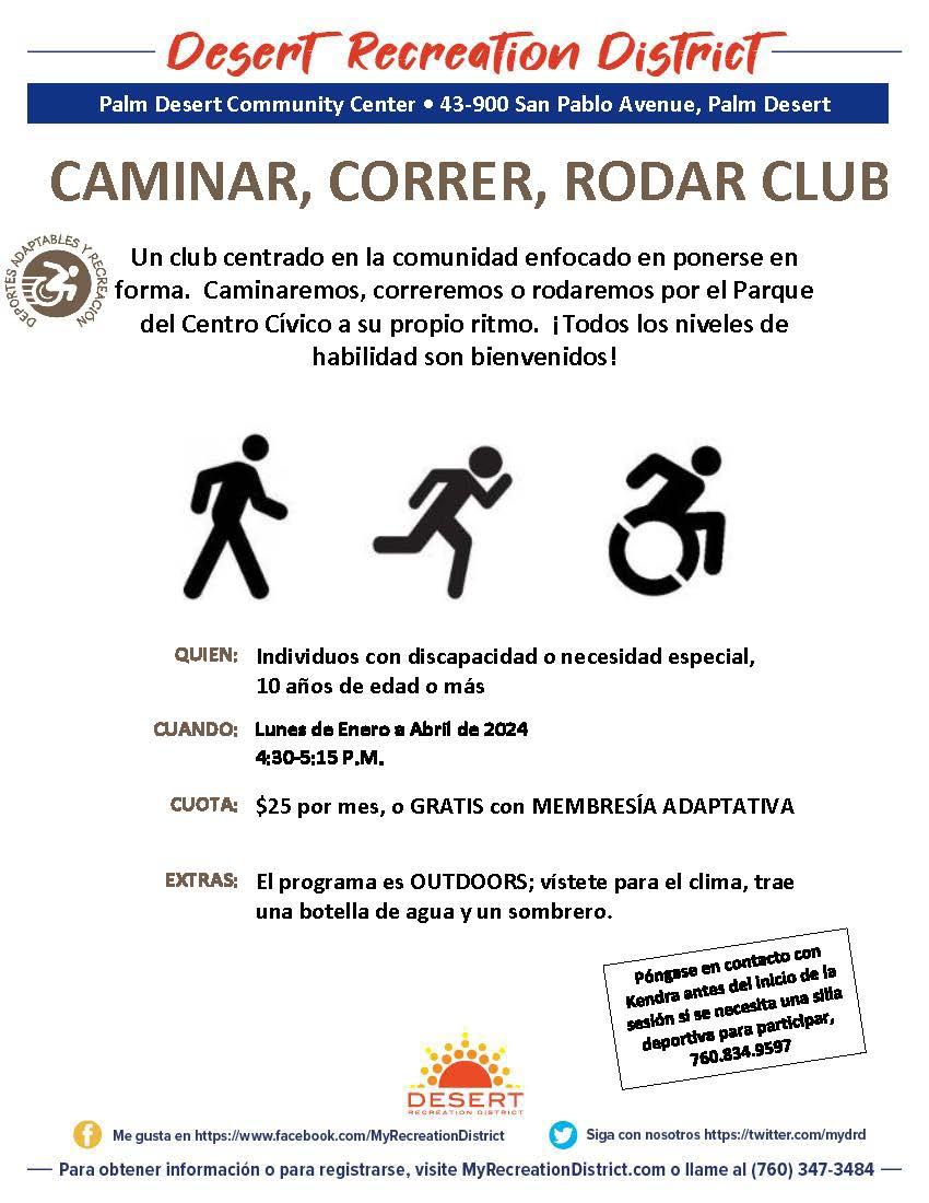 Adaptive Walk, Run, Roll - Desert Recreation District