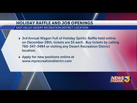  Job openings at DRD and holiday raffle event