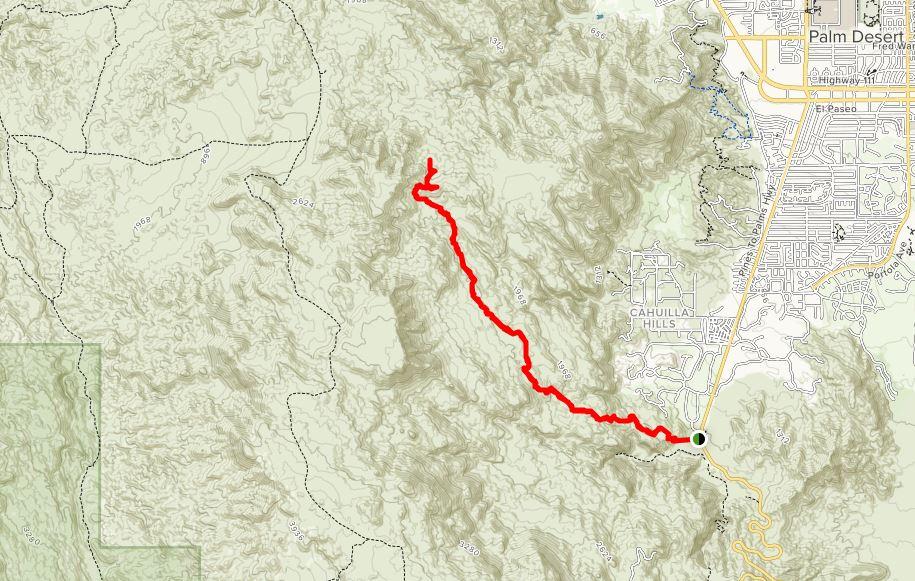 Image of map that  links to trail