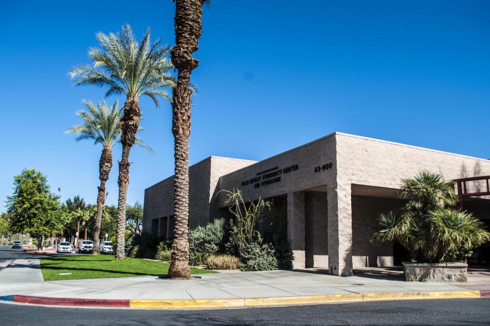 Palm Desert Community Center building entrance