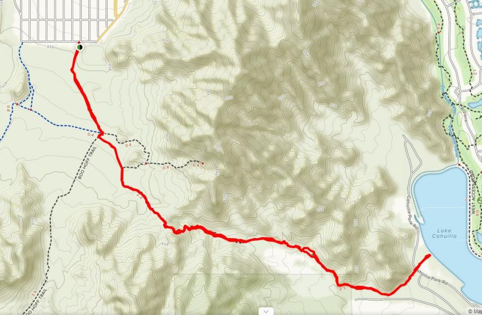 Image of map that  links to trail