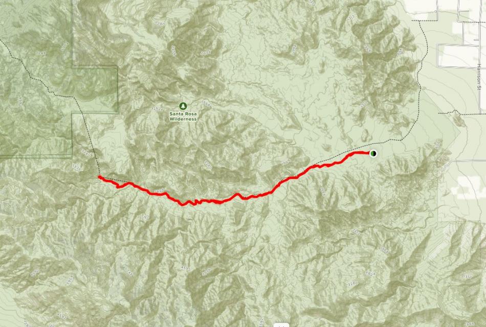 Image of map that  links to trail