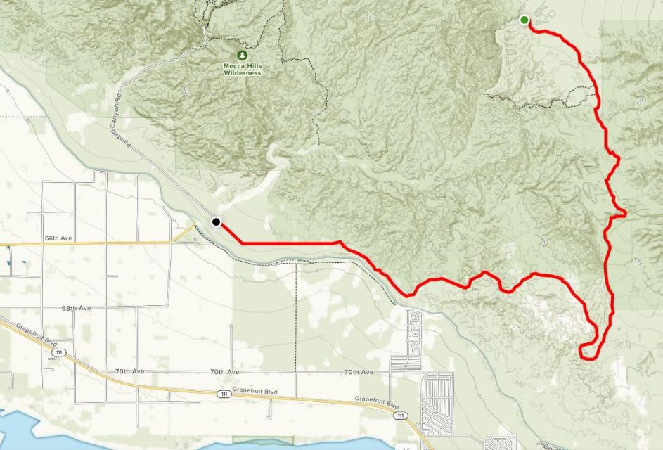 Image of map that  links to trail