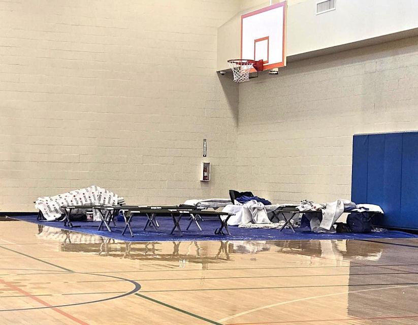 Palm Desert Gymnasium Evacuation