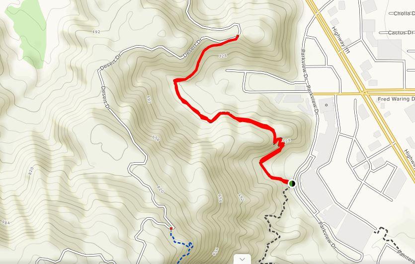 Image of map that  links to trail