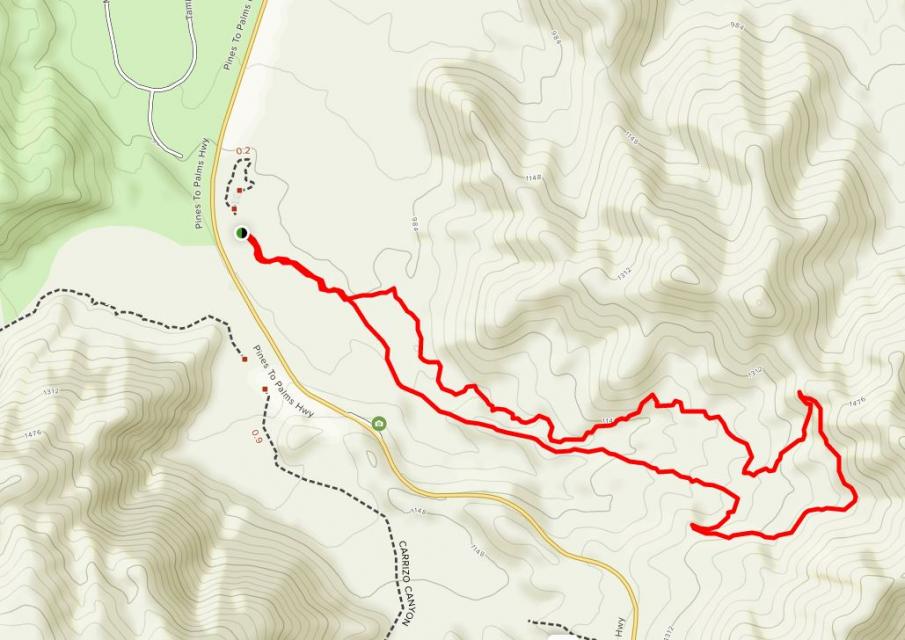 Image of map that  links to trail