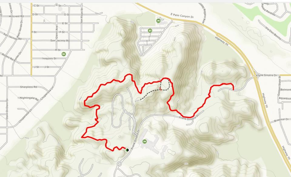 Image of map that  links to trail