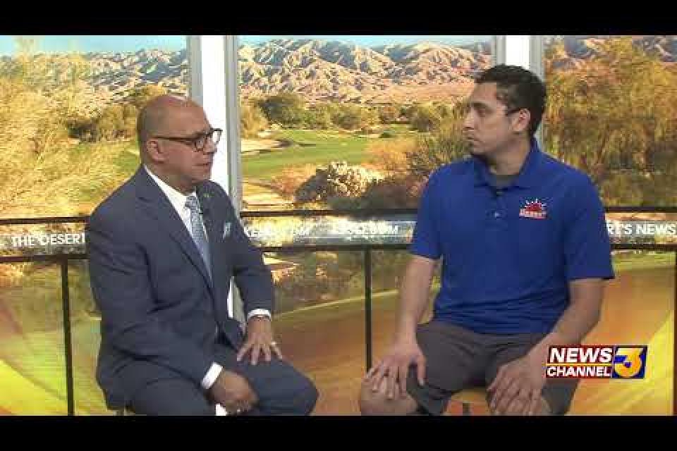 KESQ TV segment on Fall sports at our Indio Community Center
