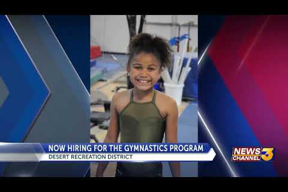 KESQ appearance Hiring Gymnastics Instructors