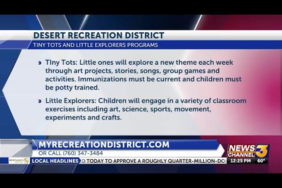 Tiny Tots and Little Explorers programs