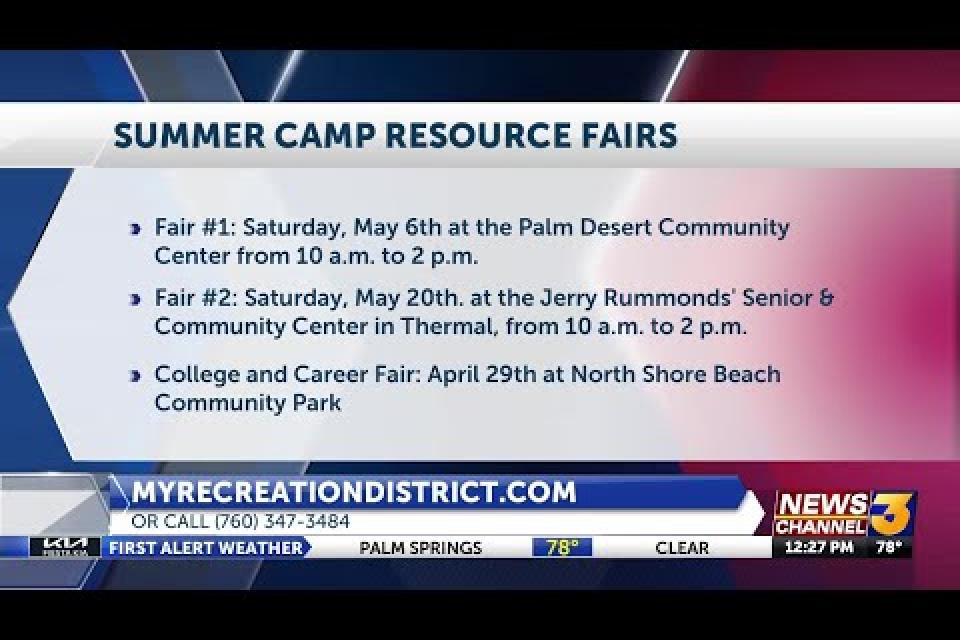 Upcoming Summer Camp Resource Fairs