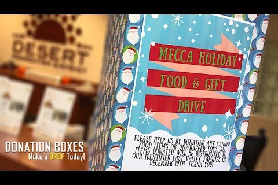 Donation Boxes: Holiday Food And Gift Drive