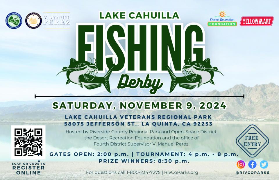 September 2023 - Lake Cahuilla Fishing Derby flyer