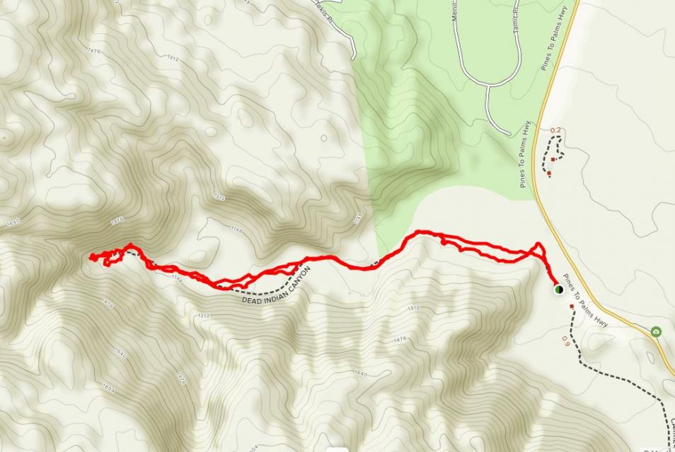 Image of map that  links to trail