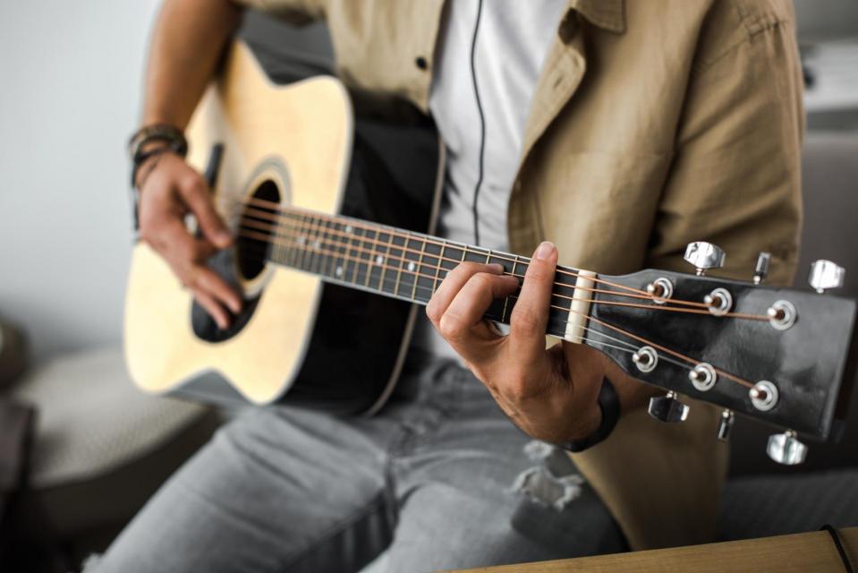Man playing guitar