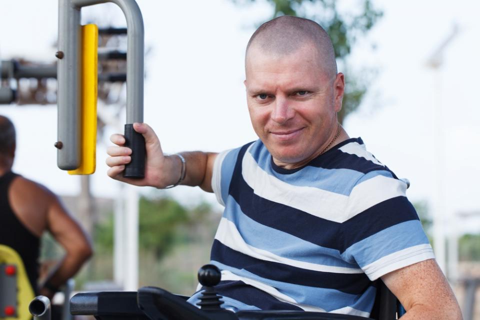 Man working out