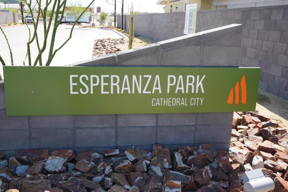 Esperanza Park sign