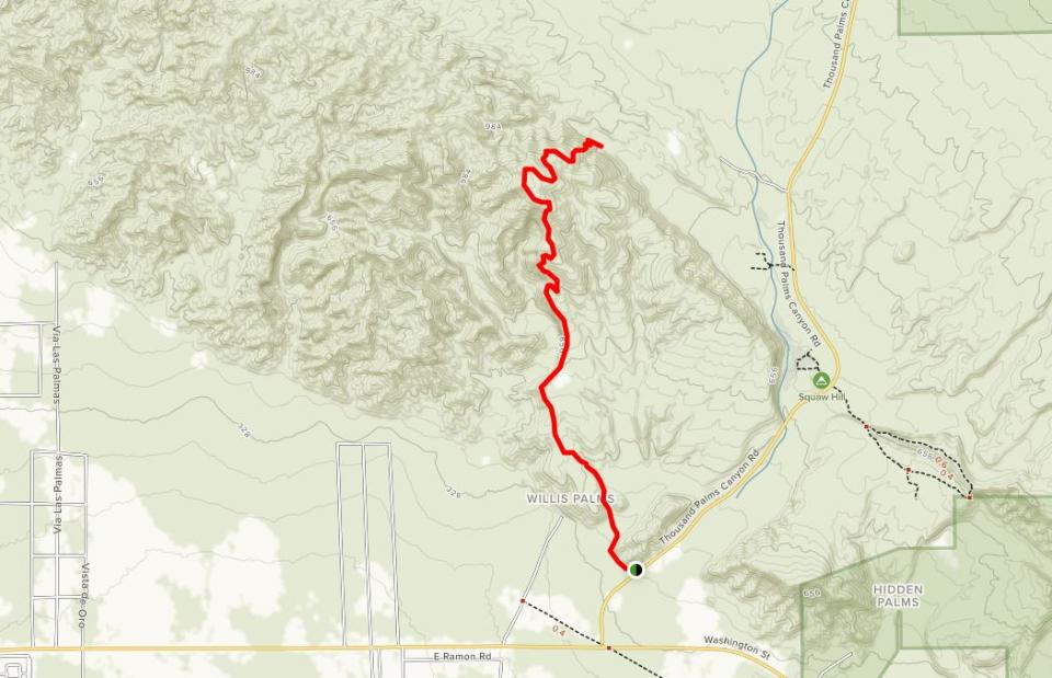 Image of map that  links to trail