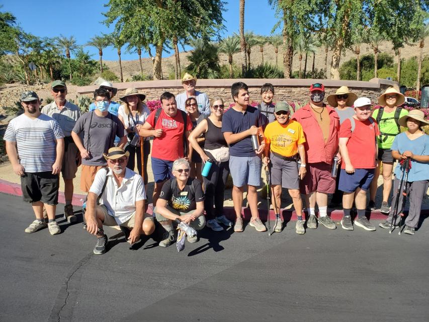 Group of Adaptive Sport participants posed for a photo