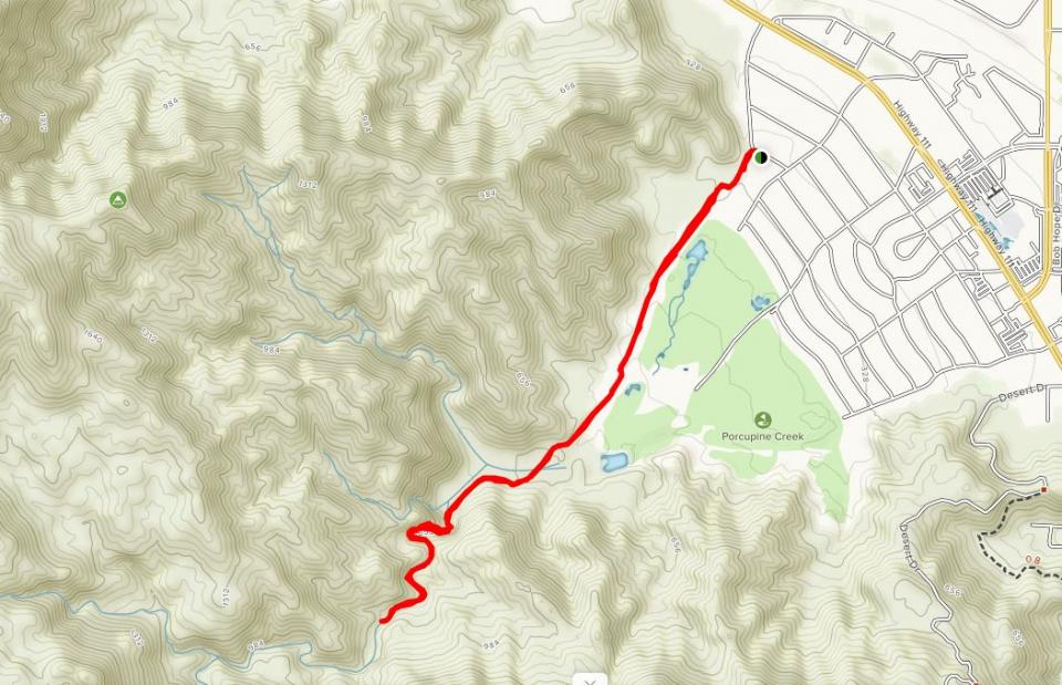 Image of map that  links to trail