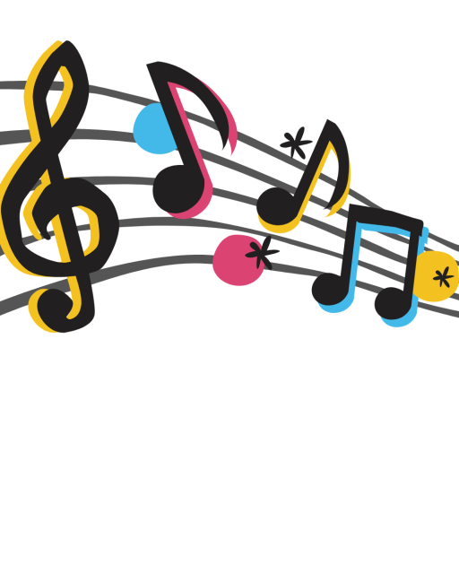 An illustration of a musical note